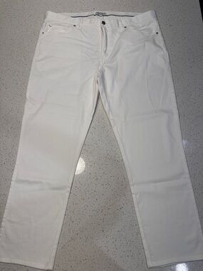 Peter Millar White Stretch Dress Pants 38x30